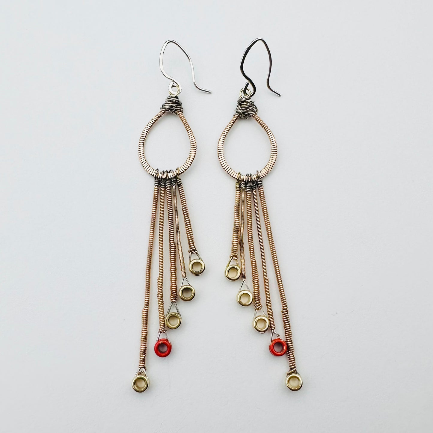 Drop with String Ends Earrings